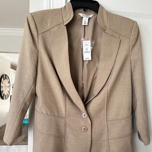 WHBM Cobblestone Blazer / Jacket Size 8 NWT